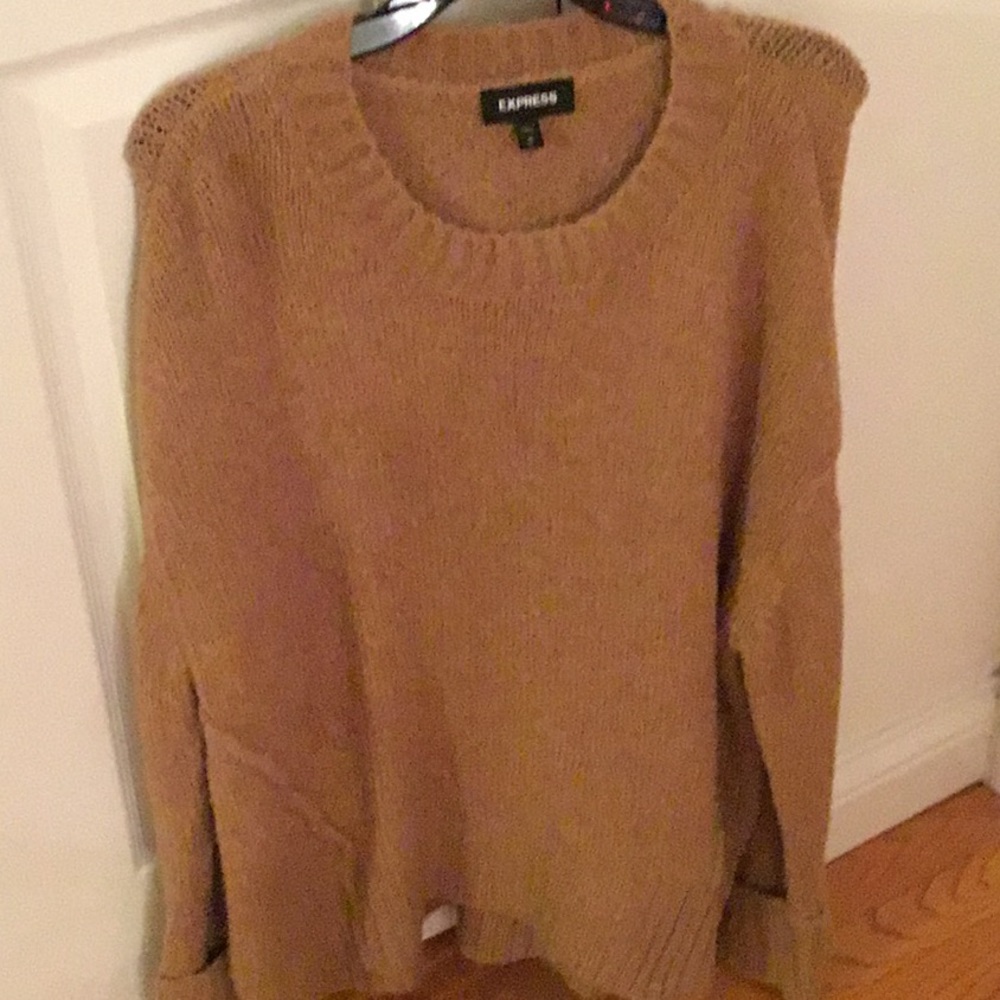 Express khaki brown sweater